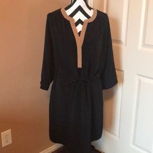 Black and tan dress